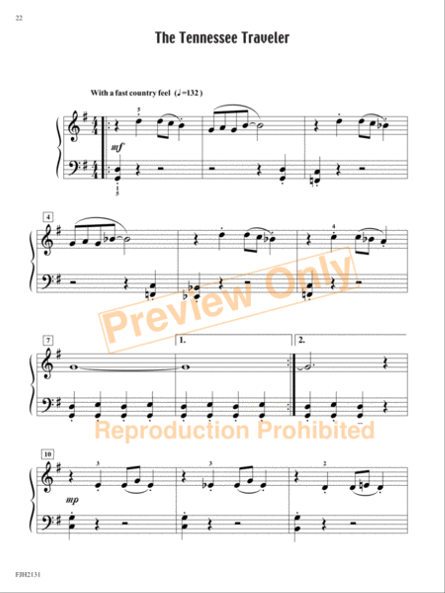 Bravissimo!, Book 2 Easy Piano scores gallery preview page 4