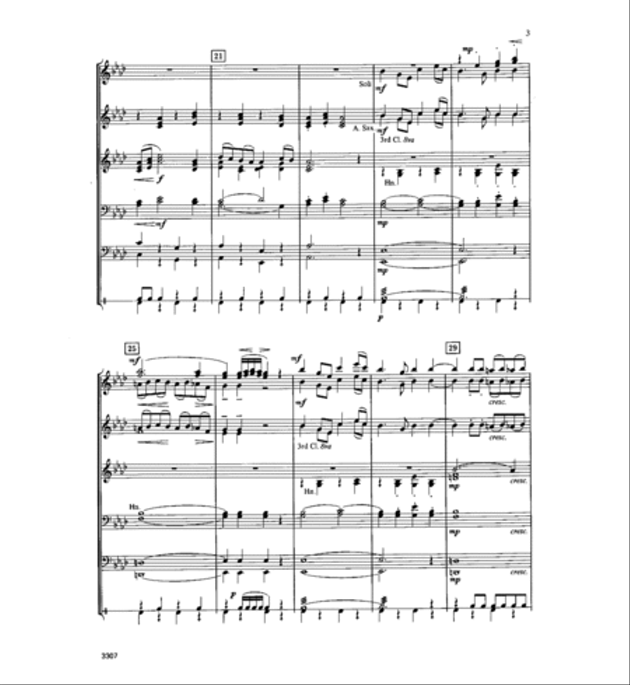 Theme from Don Giovanni Concert Band scores gallery preview page 4