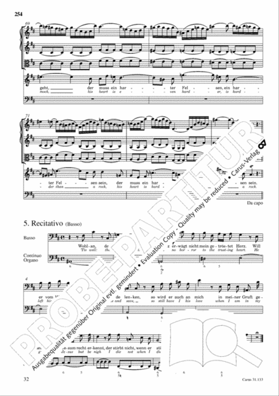 The Complete Sacred Vocal Works (Das geistliche Vokalwerk) Voice scores gallery preview page 255