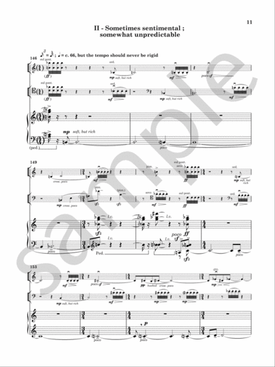 Trio No. 2 Piano Trio scores gallery preview page 6