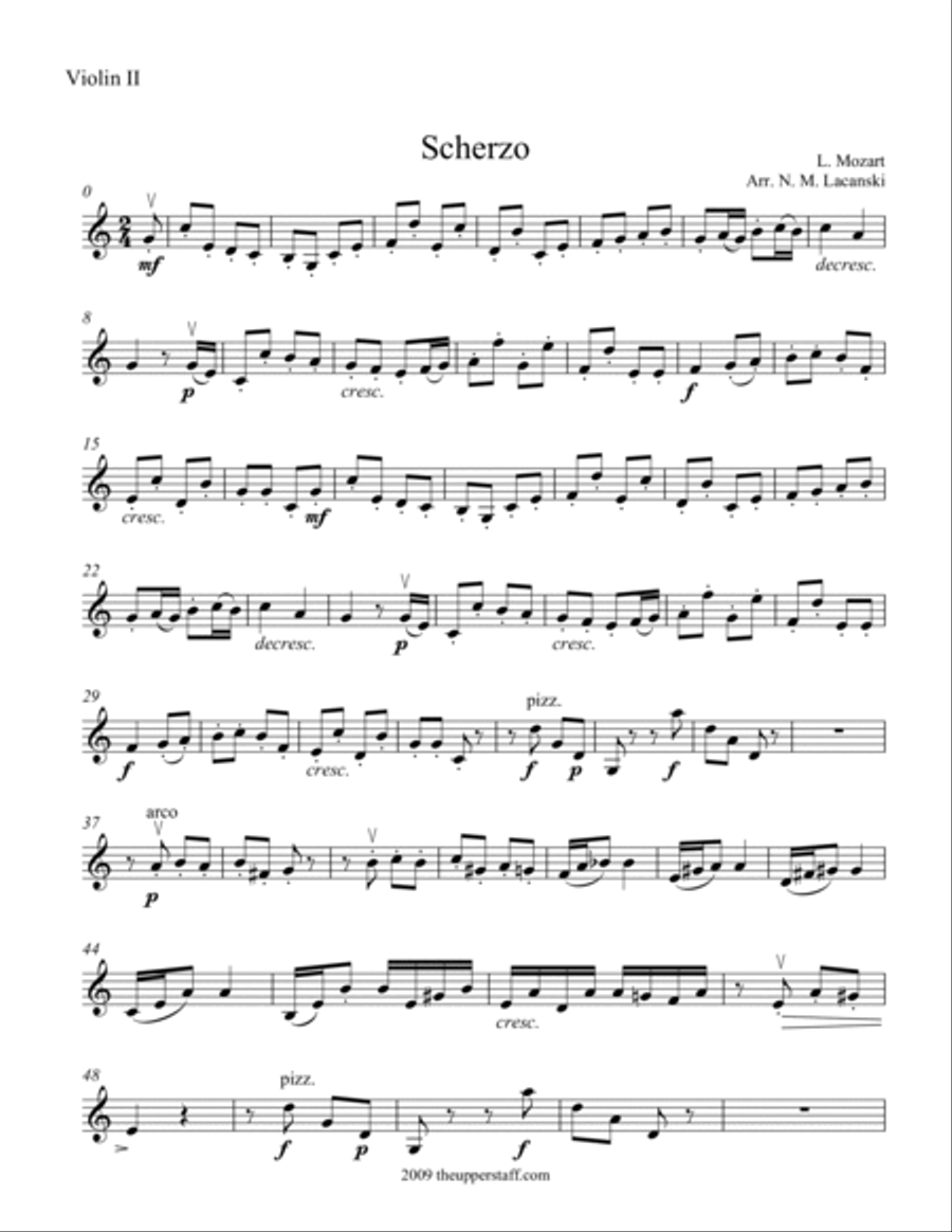 Scherzo String Quartet scores gallery preview page 5