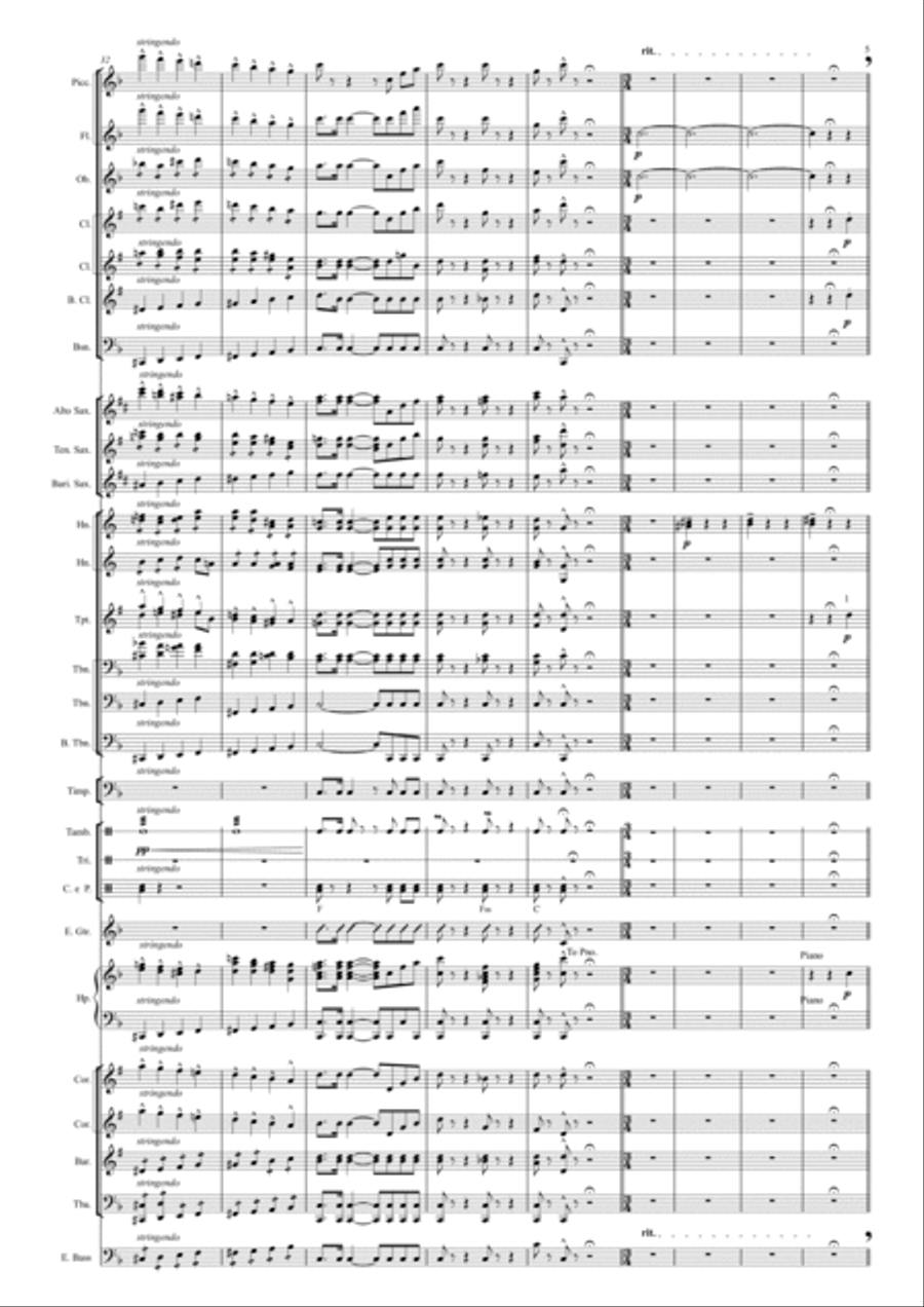 Rosen aus dem Suden Marching Band scores gallery preview page 6