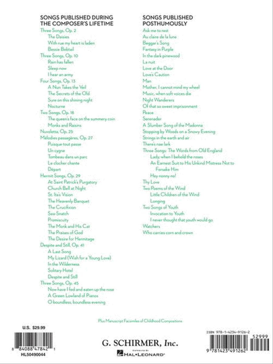 65 Songs High Voice scores gallery preview page 16