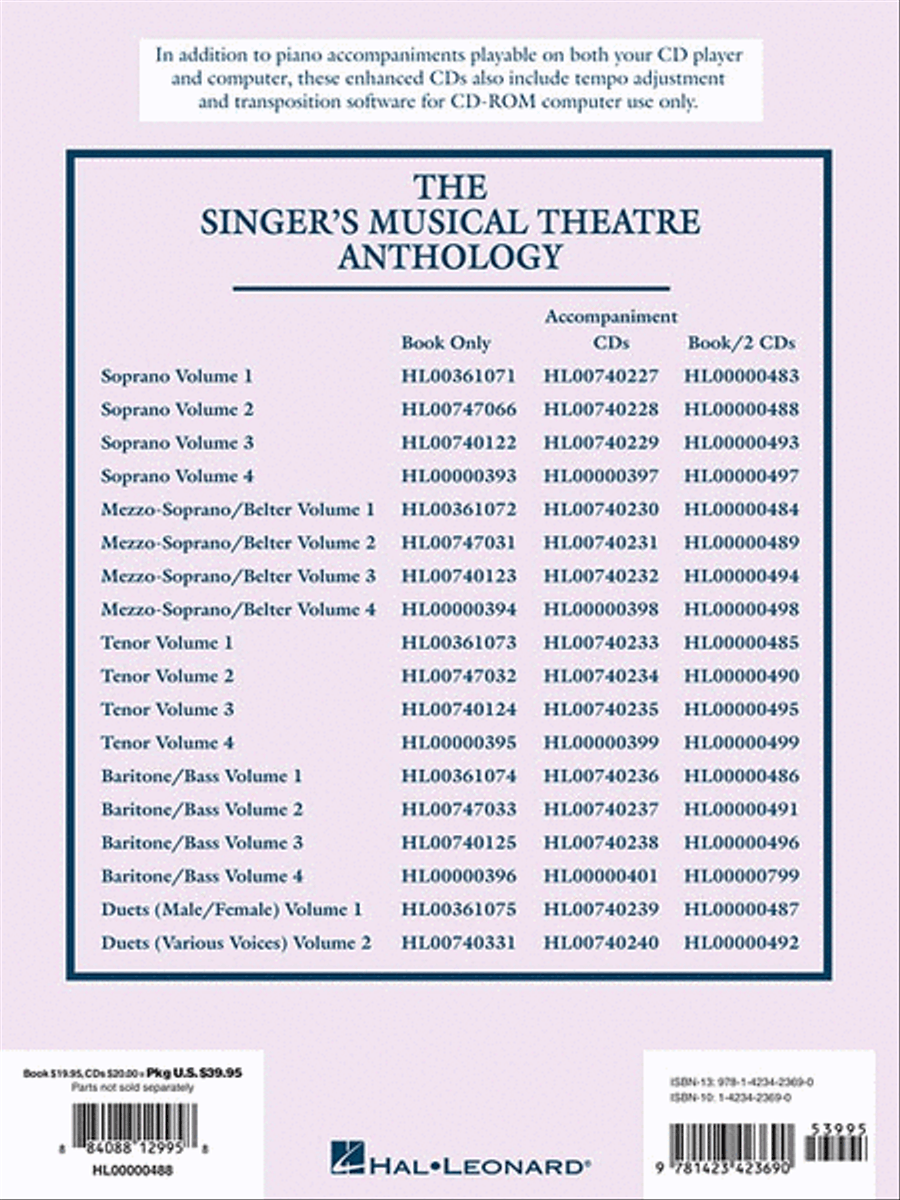 Singer's Musical Theatre Anthology – Volume 2 Voice Solo scores gallery preview page 2