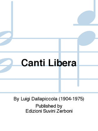 Book cover for Canti Libera