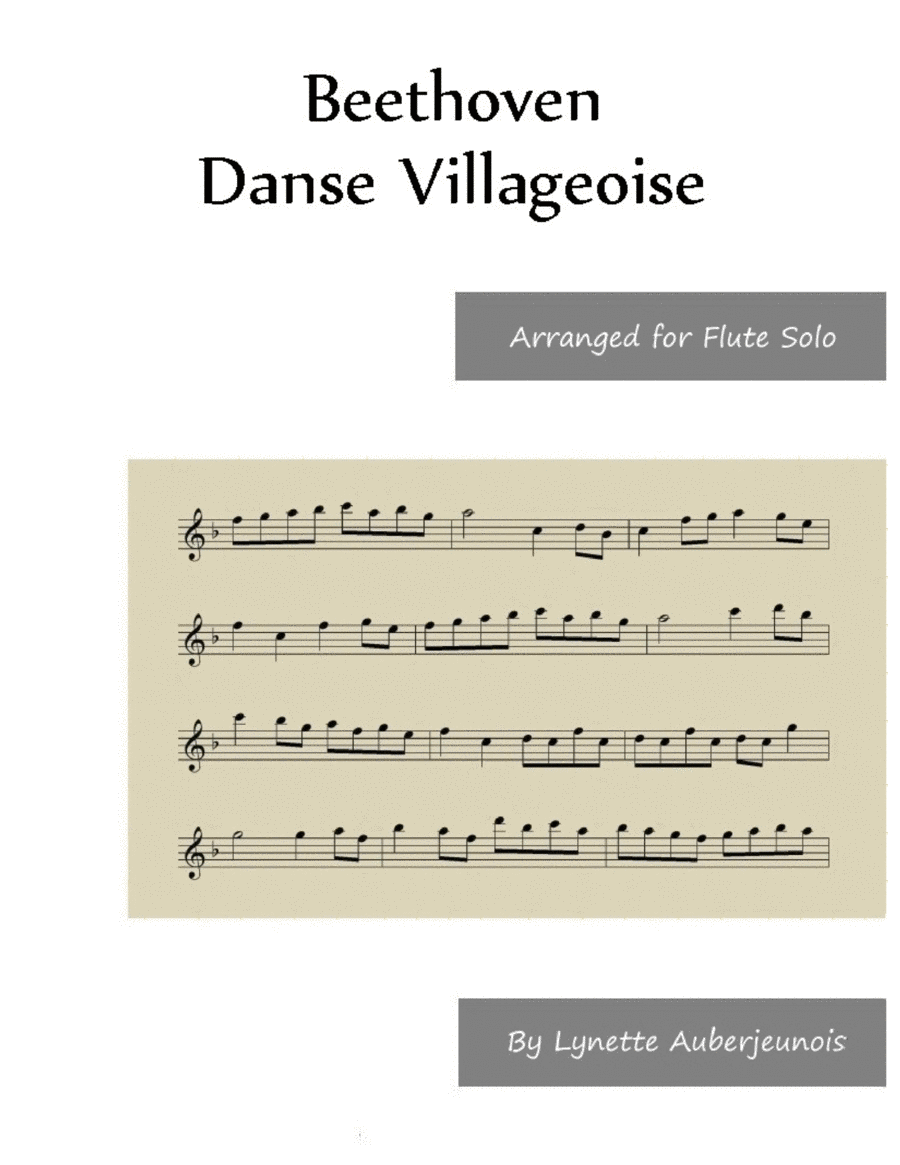 Danse Villageoise - Flute Solo image number null