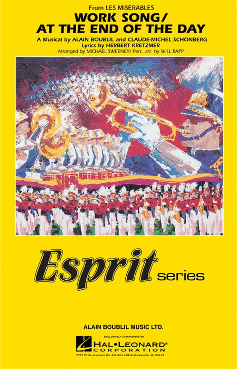 Work Song/At the End of the Day (from Les Misérables) Marching Band scores gallery preview page 1