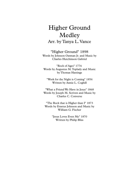 Higher Ground Medley image number null