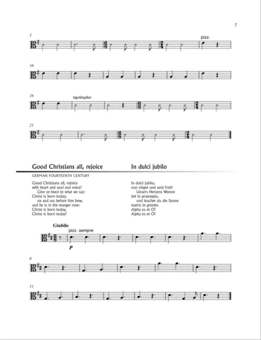 Carol Stringfest Viola scores gallery preview page 4