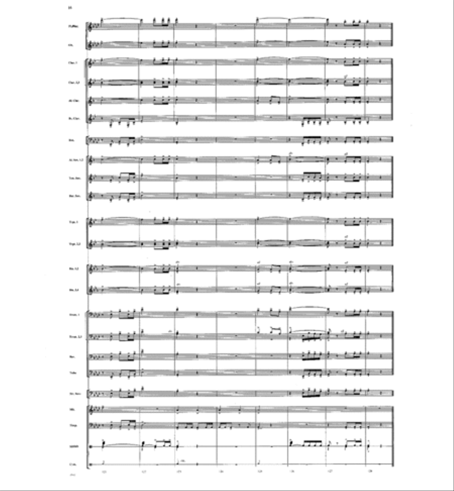 March: Celebration and Glory Concert Band scores gallery preview page 17