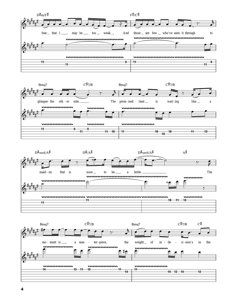 The Wall Acoustic Guitar scores gallery preview page 4
