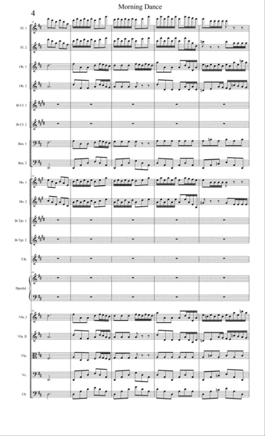 Morning Dance Chamber Orchestra scores gallery preview page 4