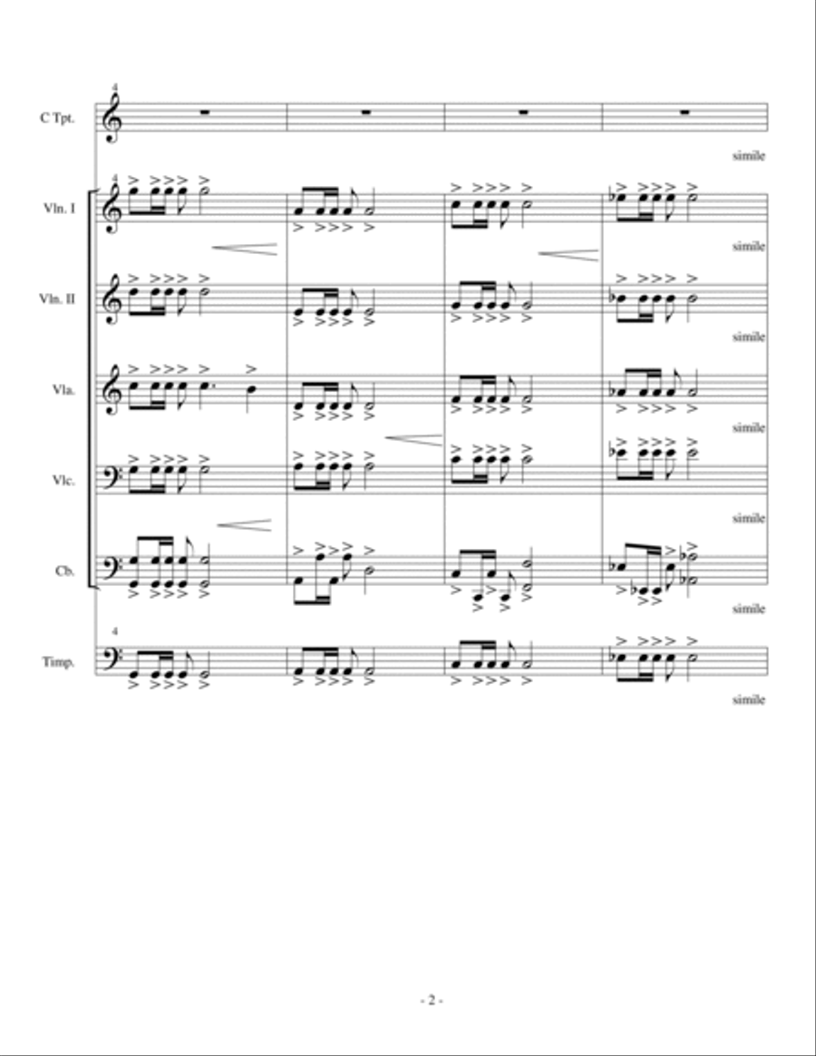 Militant Termites String Quartet scores gallery preview page 2