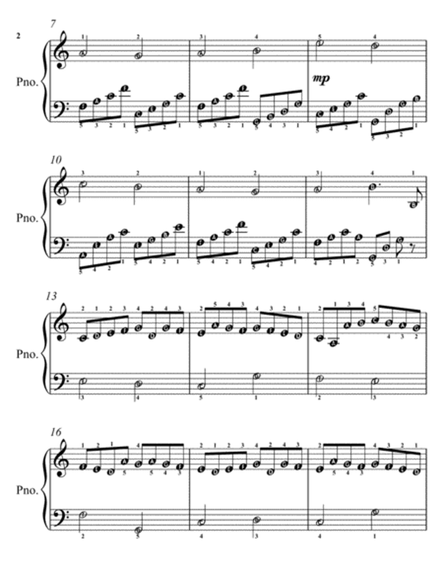Canon in D Major Easy Piano Sheet Music 2nd Edition