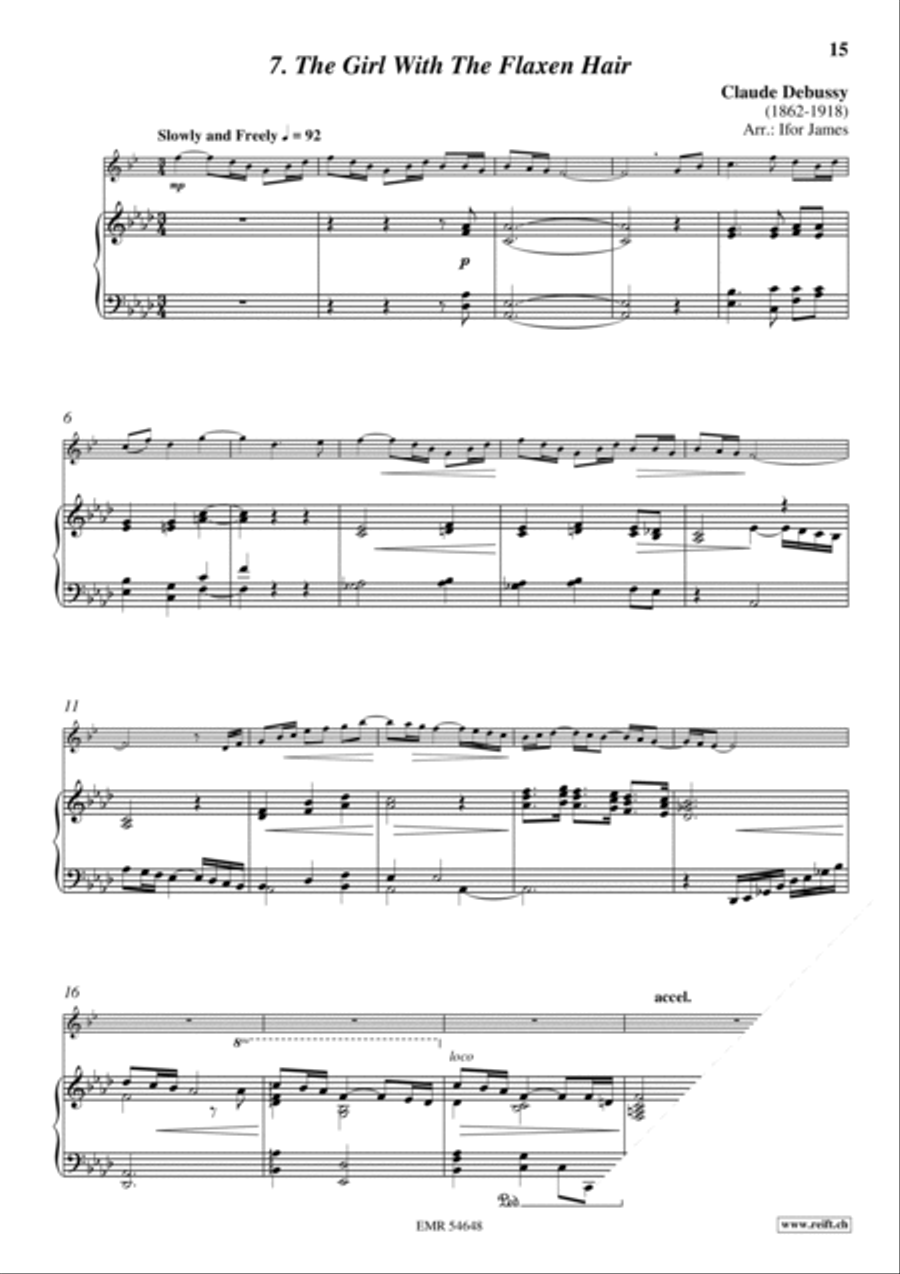 7 Pieces Clarinet Solo scores gallery preview page 10