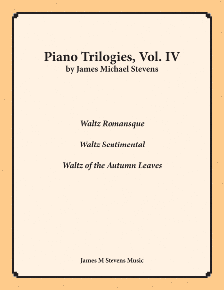Piano Trilogies, Vol. IV (Waltz) image number null