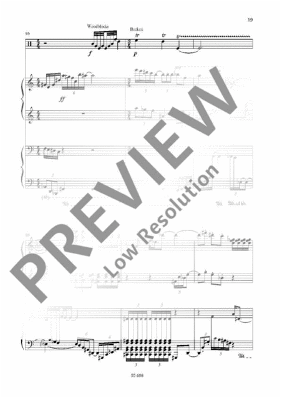 Poème Poème Percussion scores gallery preview page 19