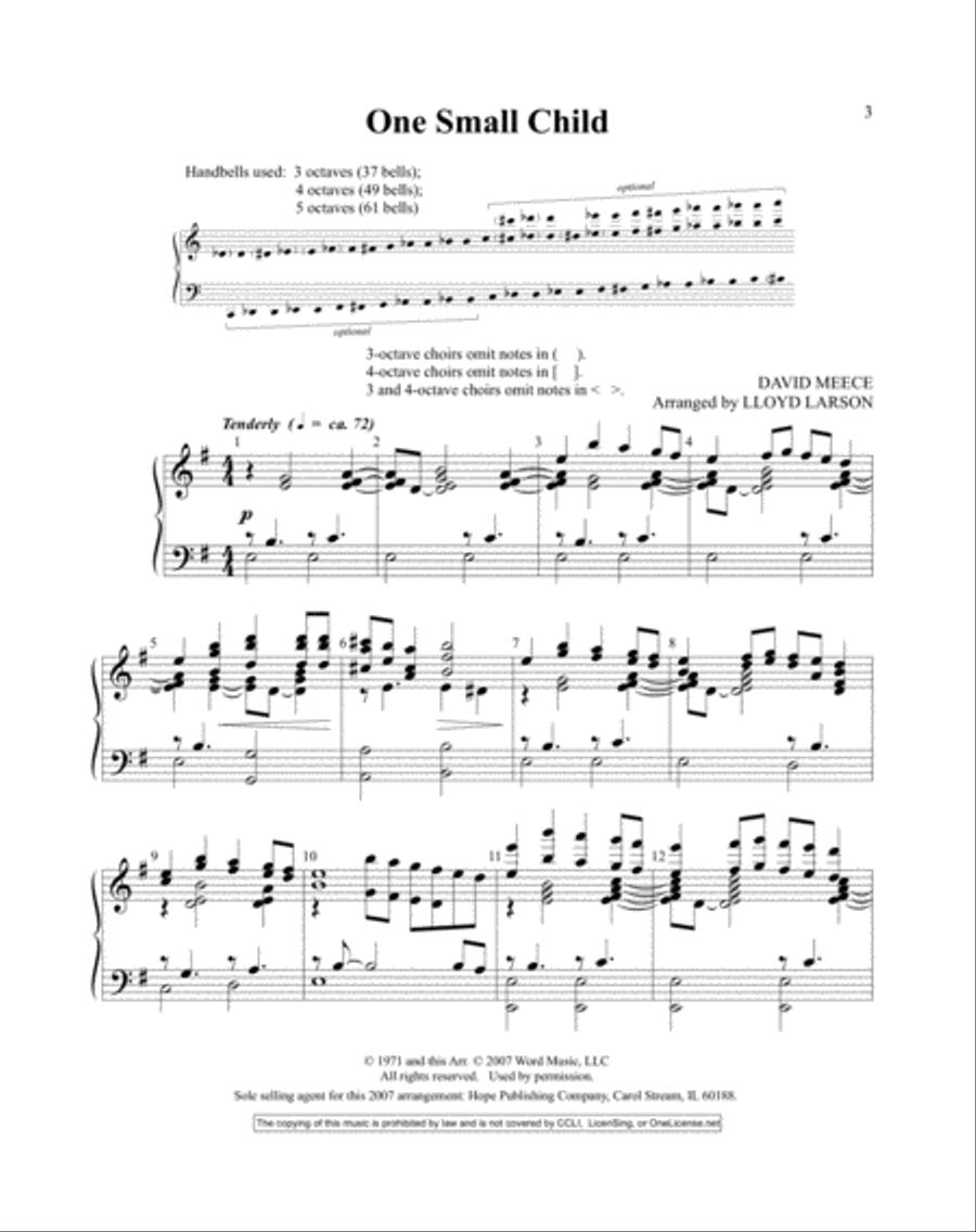 One Small Child Orchestra scores gallery preview page 2
