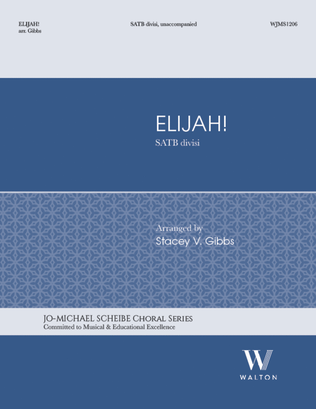Book cover for Elijah!