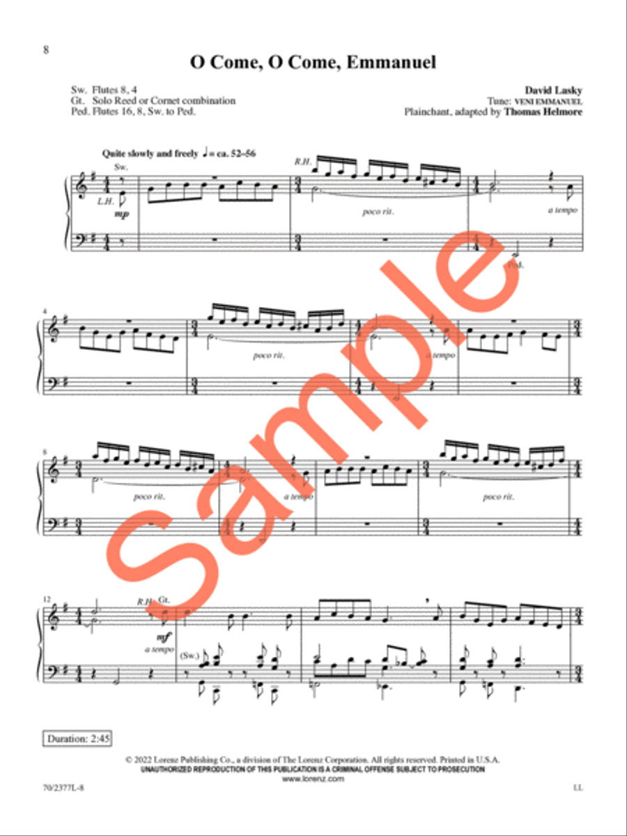 Seasonal Expressions Organ Solo scores gallery preview page 7