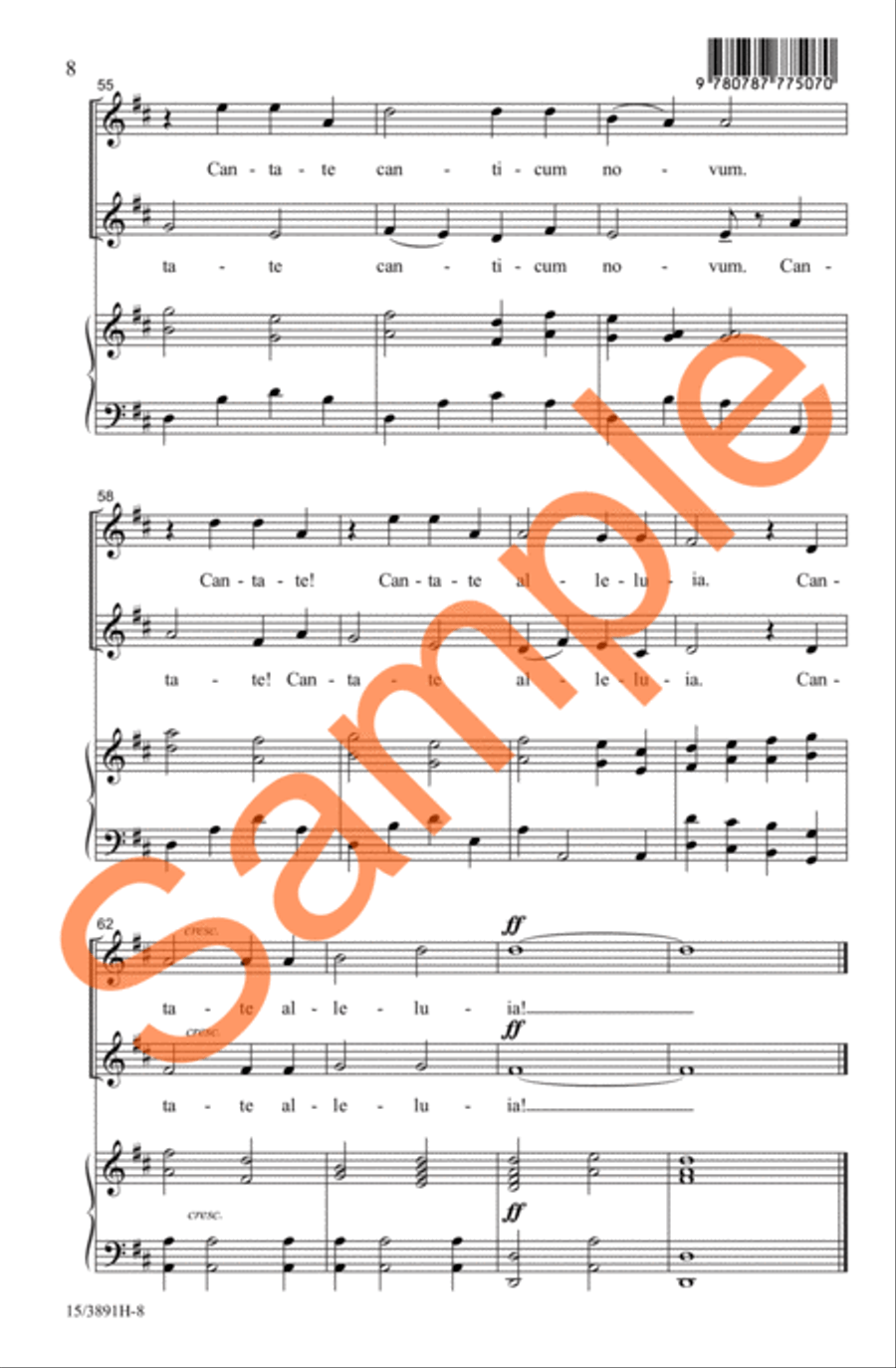 Cantate! 2-Part scores gallery preview page 7