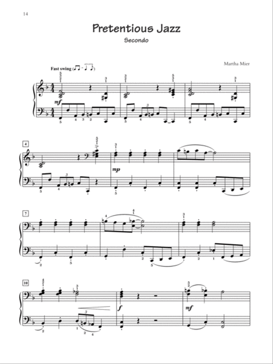Jazz, Rags & Blues for Two, Book 5 Small Ensemble scores gallery preview page 7