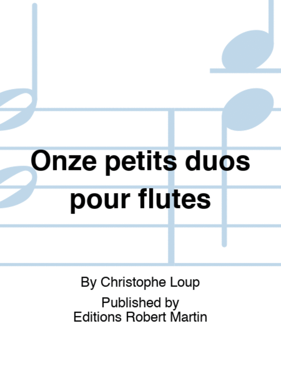 Onze petits duos pour flutes