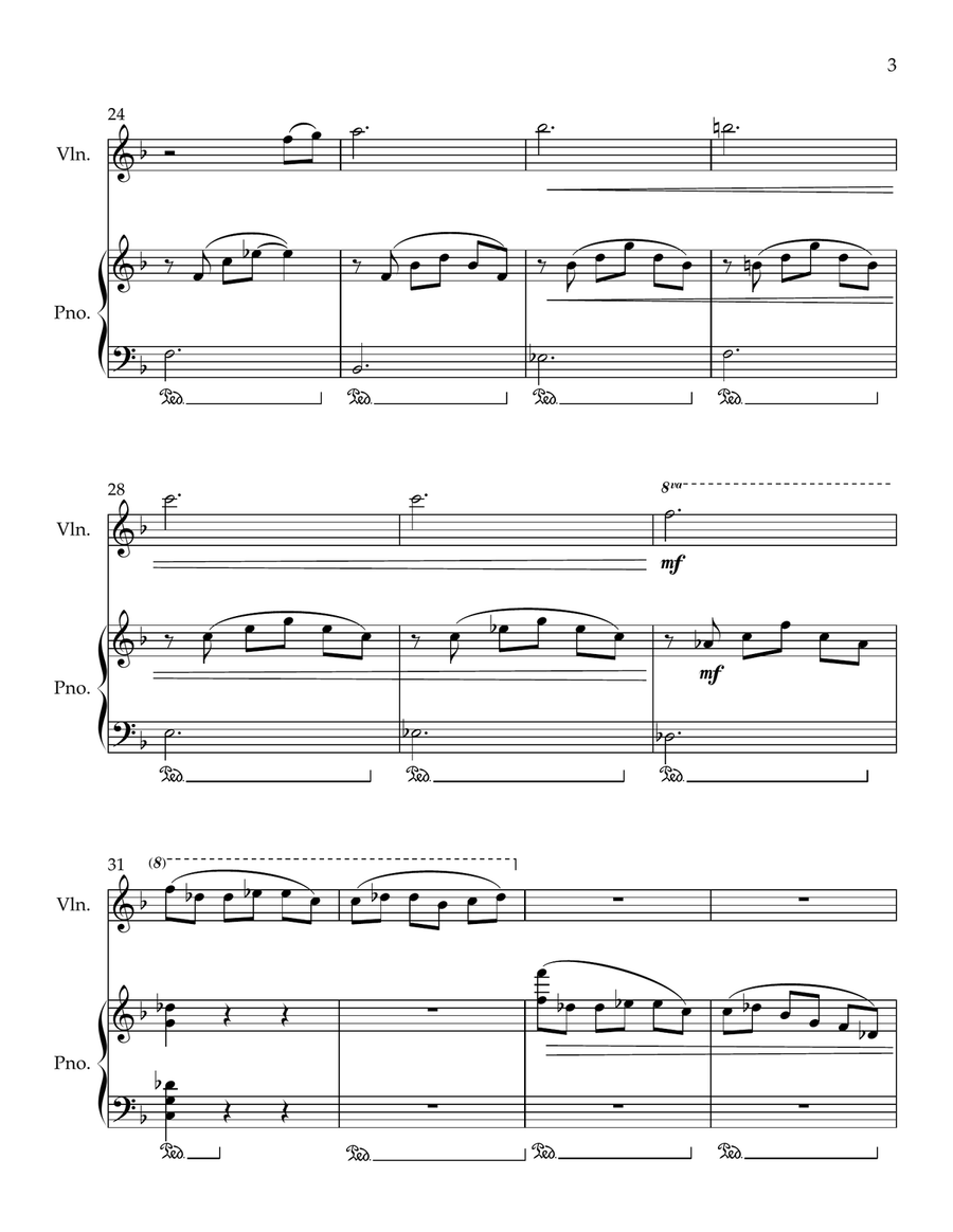 Cavatina Cavatina Violin Solo scores gallery preview page 3