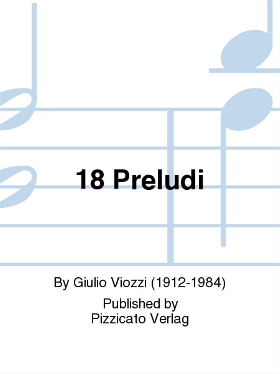 18 Preludi 18 Preludi School and Community scores gallery preview page 1