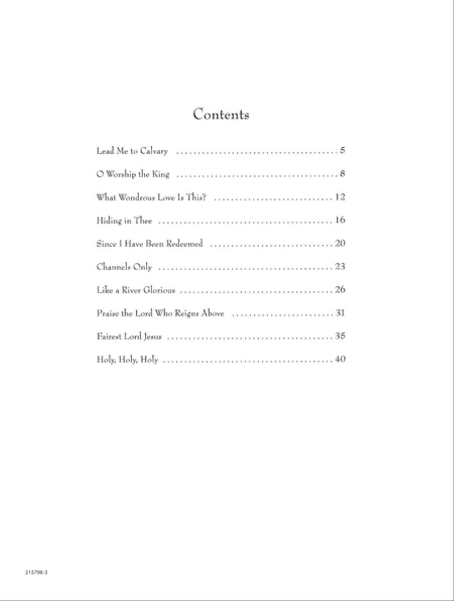 Fairest Lord Jesus Piano Solo scores gallery preview page 4