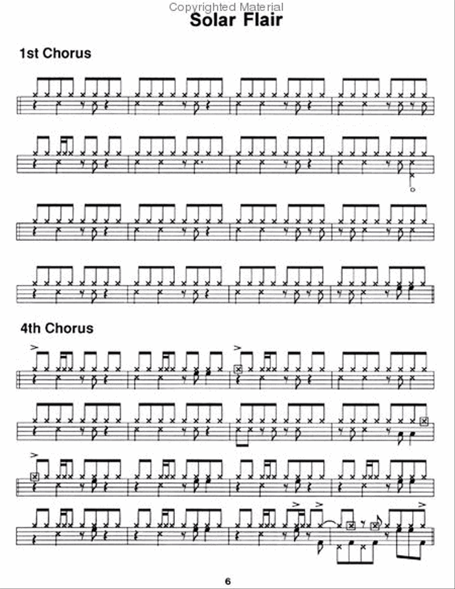 Maiden Voyage Drum Styles & Analysis Drum Set scores gallery preview page 4