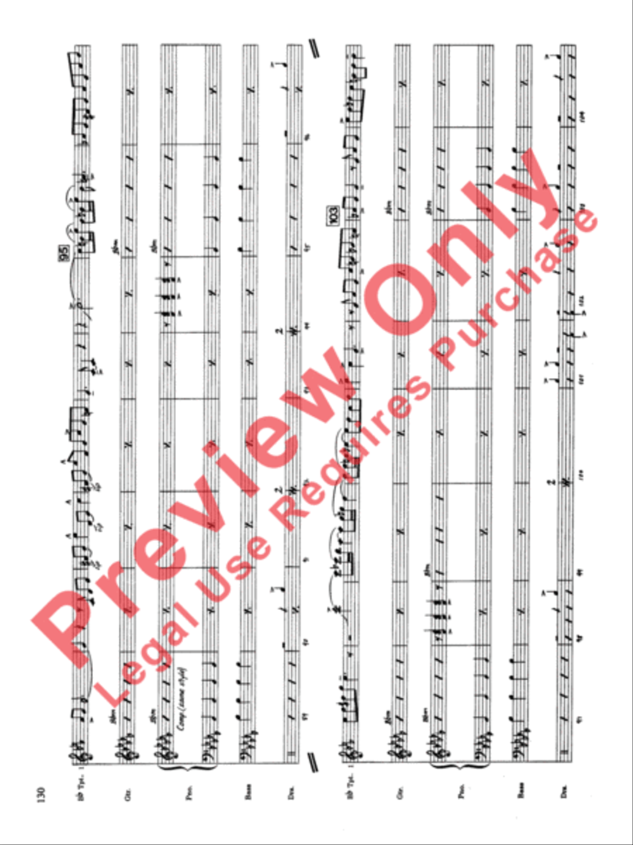 Original Big Band Sounds Big Band scores gallery preview page 131