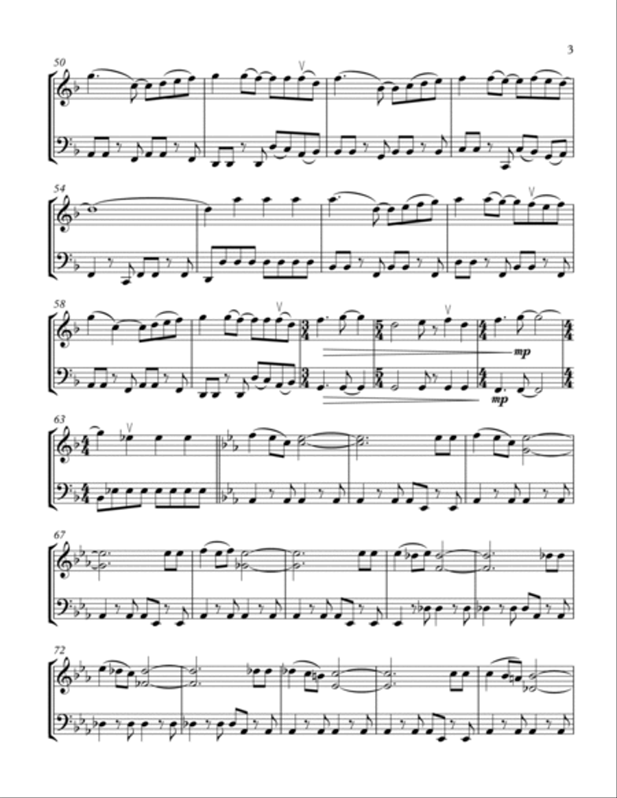 Can't Take My Eyes Off Of You String Duet scores gallery preview page 6