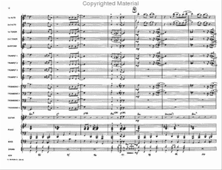 East Side Drive Jazz Ensemble - Sheet Music page 14