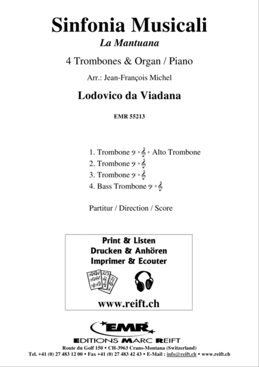 Sinfonia Musicali Trombone Quartet scores gallery preview page 2