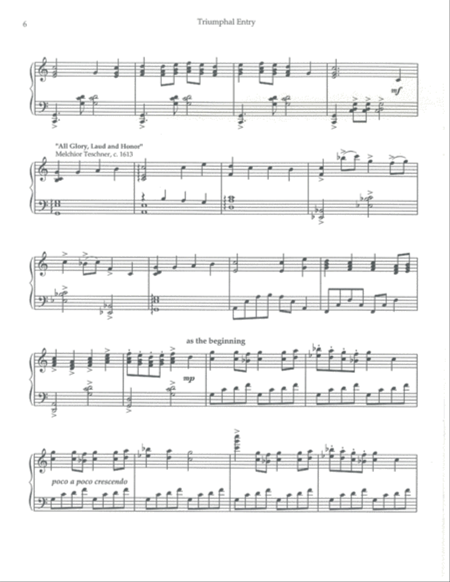 A Triptych for Holy Week Piano Solo scores gallery preview page 4