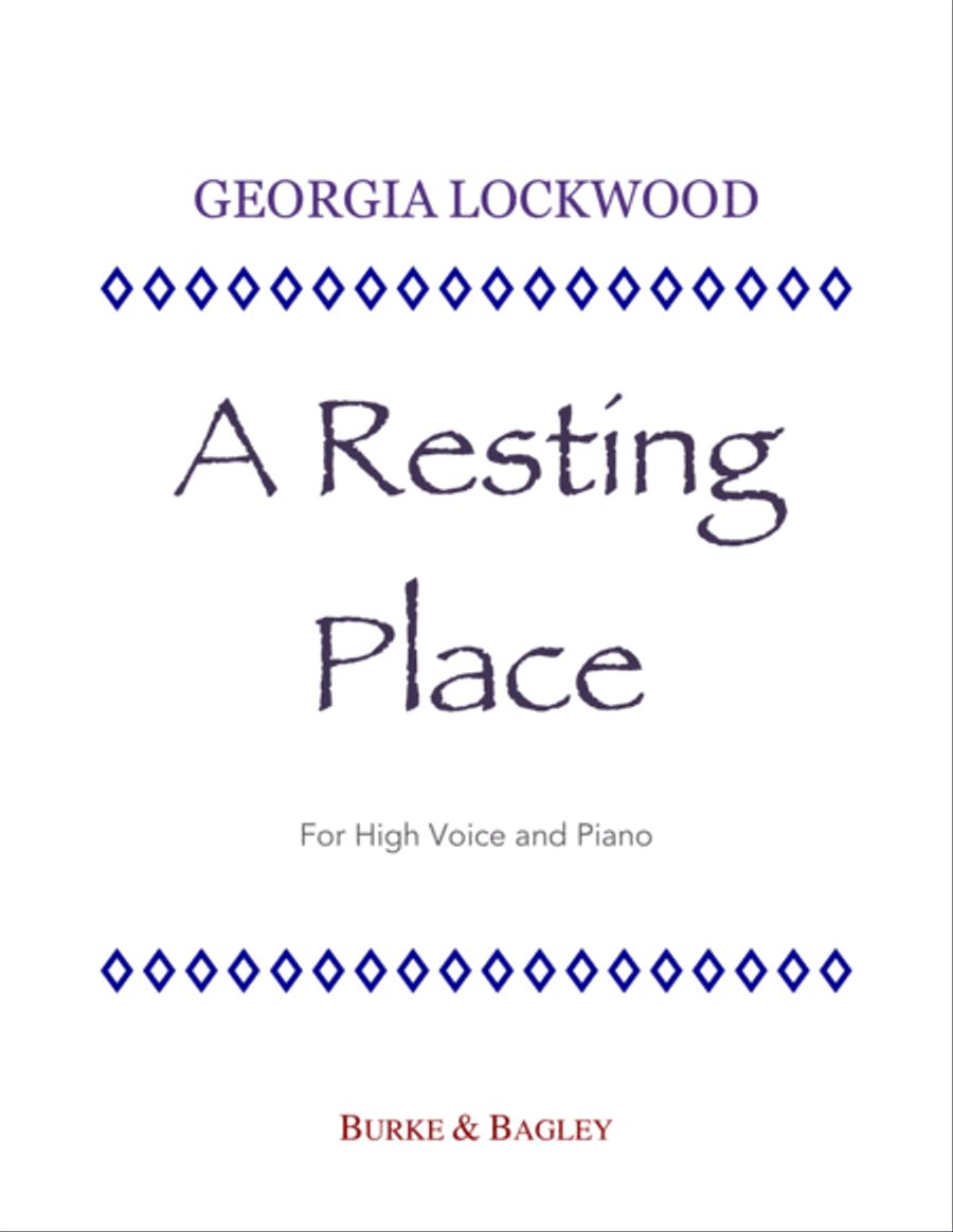 A Resting Place High Voice scores gallery preview page 1