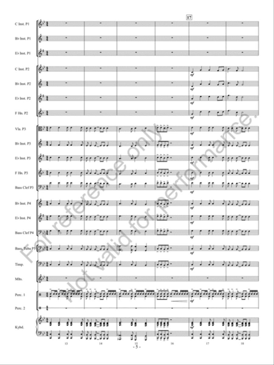 Antecedium Antecedium Concert Band scores gallery preview page 6