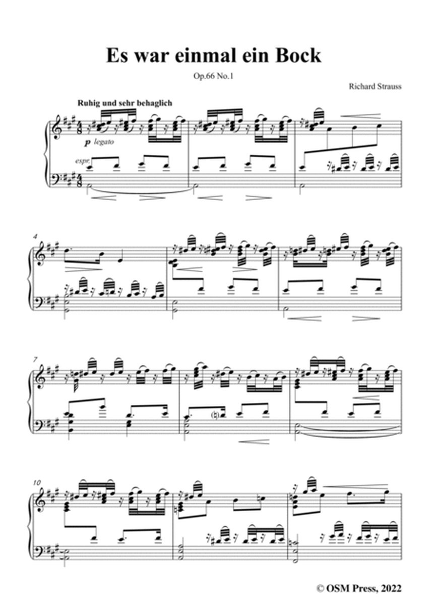 Richard Strauss-Es war einmal ein Bock,in A Major,Op.66 No.1 image number null