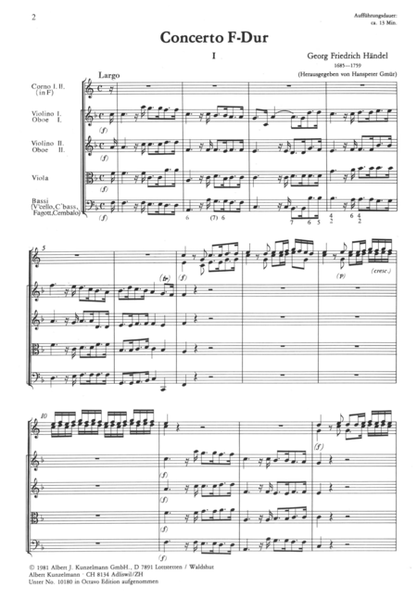 Concerto in F major