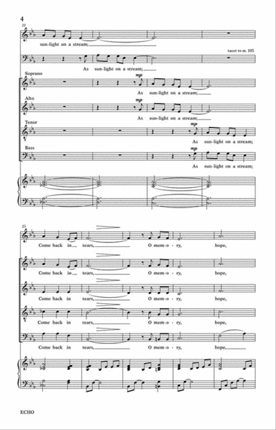 Echo 4-Part scores gallery preview page 3