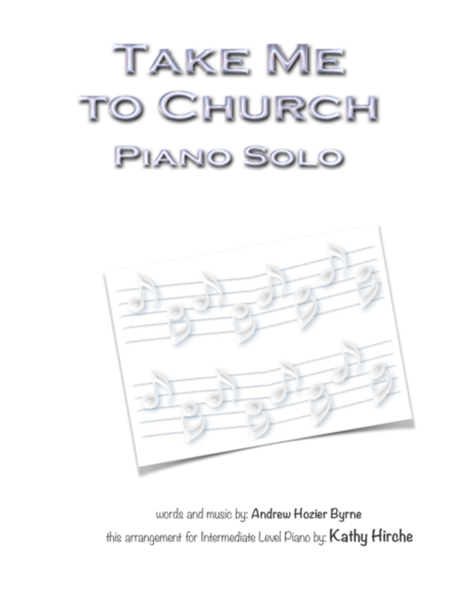 Take Me To Church Piano Solo scores gallery preview page 1
