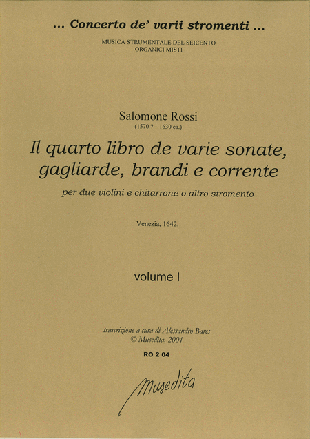 Il quarto libro de varie sonate, sinfonie (Venezia, 1642)