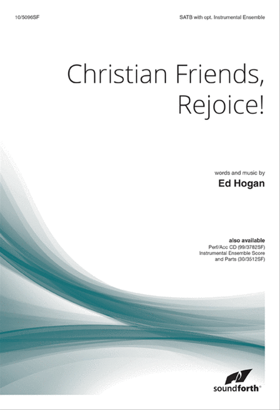 Christian Friends, Rejoice! 4-Part scores gallery preview page 1