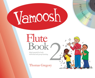 Book cover for Vamoosh Flute Book 2 - Book/cd