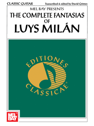 Book cover for The Complete Fantasias of Luys Milan