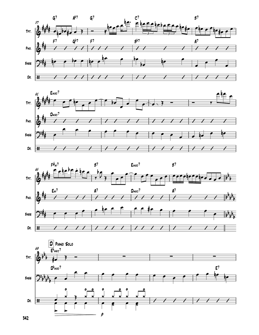Relaxin' With Lee Saxophone Solo scores gallery preview page 5