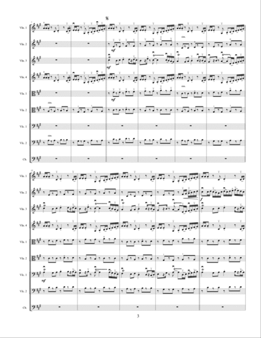 Fiddle Loops - String Orchestra String Quartet scores gallery preview page 4