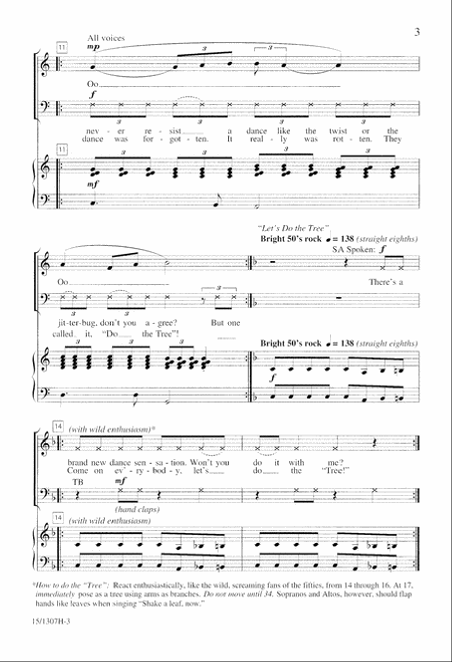 Flops of the Fifties 4-Part scores gallery preview page 3