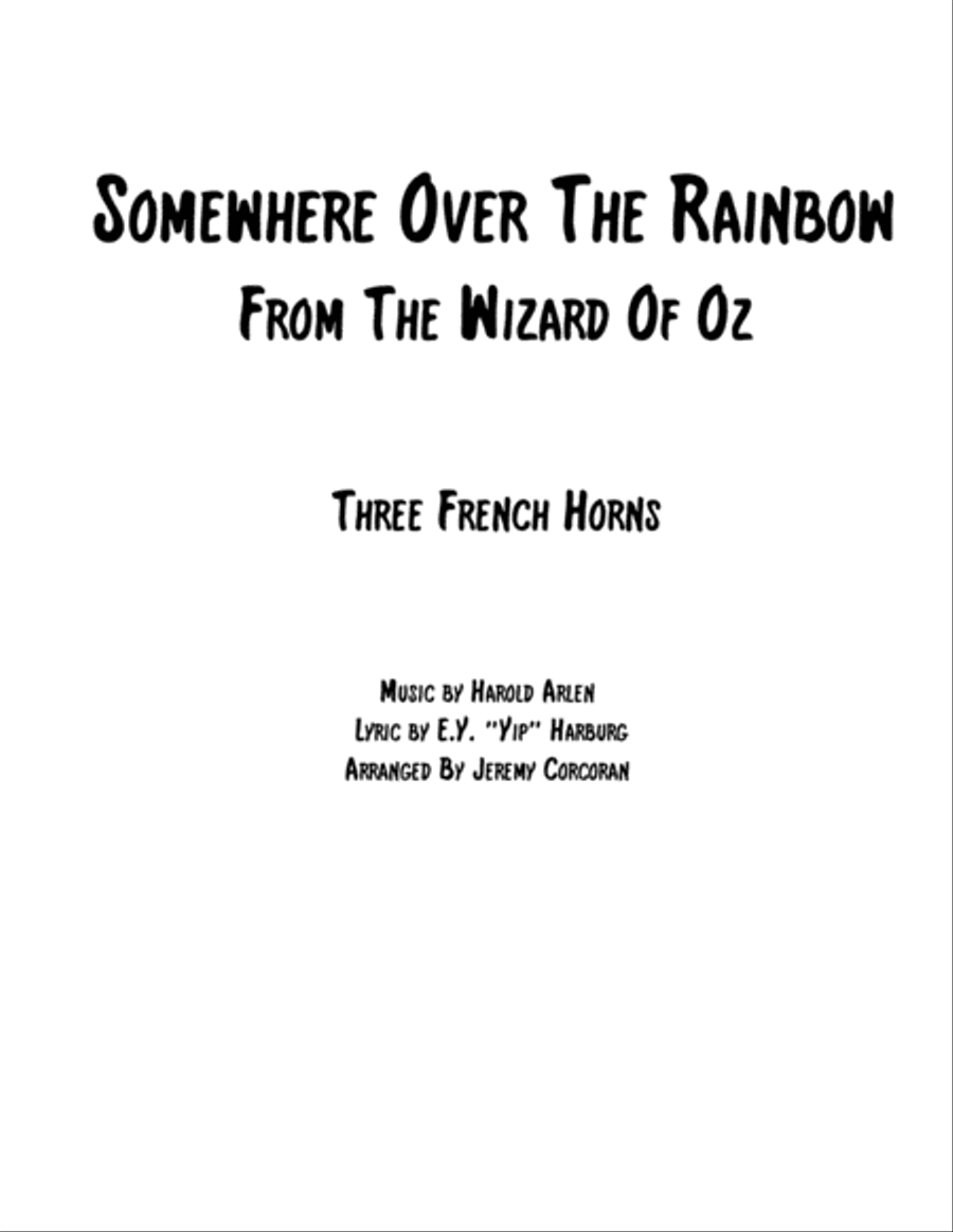 Over The Rainbow (from The Wizard Of Oz) image number null